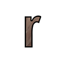 letter r