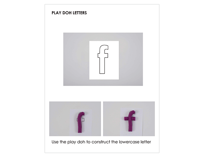 Play Doh Letter